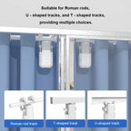 Smart For Home Curtain Opener Electronic 3in1Track Curtain Motor Robot Remote Button Control Automatic Curtain Opener