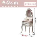 Indoor furniture Dresser Small 40/45/50/60cm Home Girls Bedroom Mini Narrow European Princess Powder Makeup Table