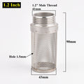 304 Stainless Steel Male Thread Mesh Cover Aquarium Fish Tank Water Pump Inlet Filter Screen Garden Irrigation Pump Hose Filters