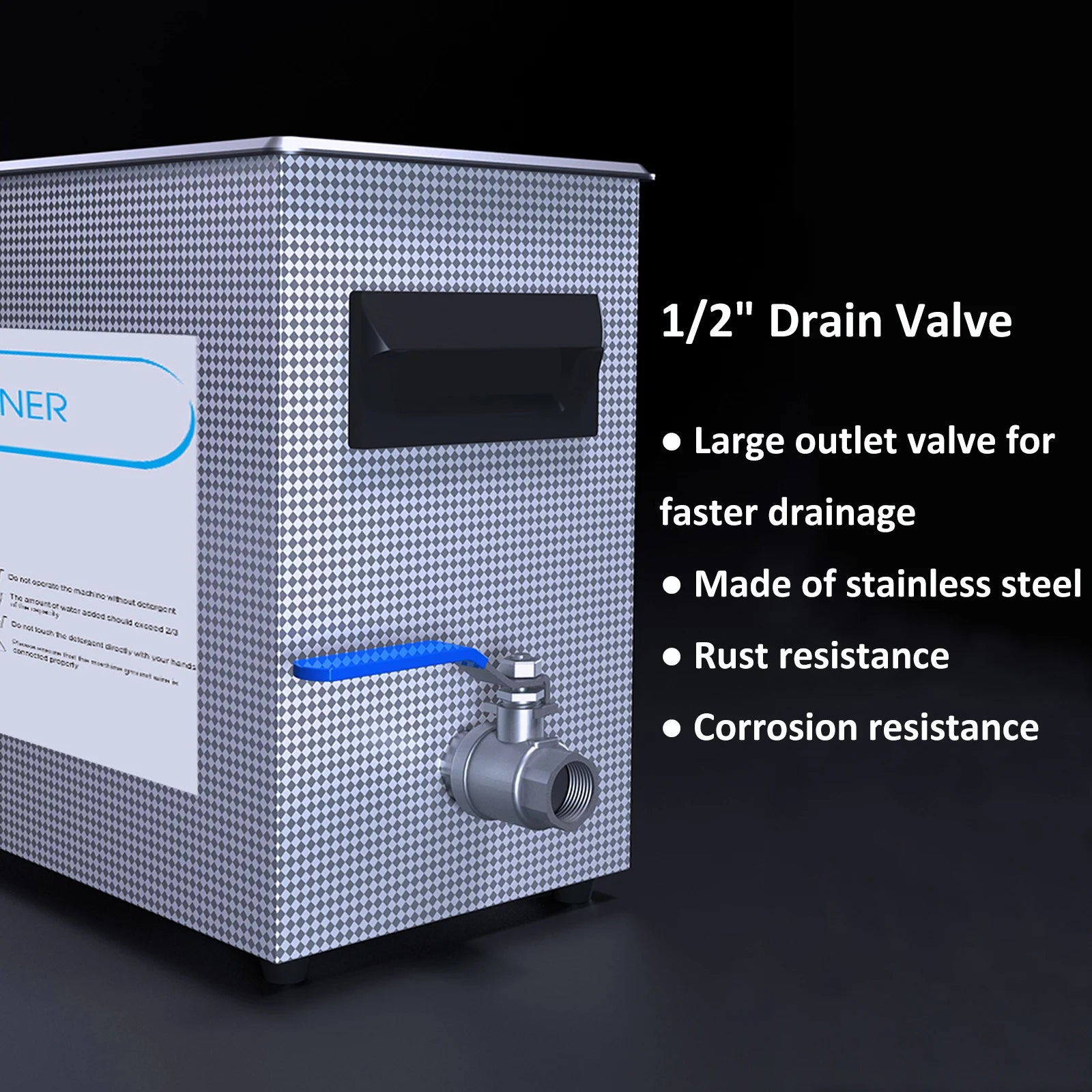 6.5L Ultrasonic Cleaner 40kHz Ultrasonic Cleaning Machine Heated Ultra Sonic Cleaner Machine for Carburetor Engine Parts
