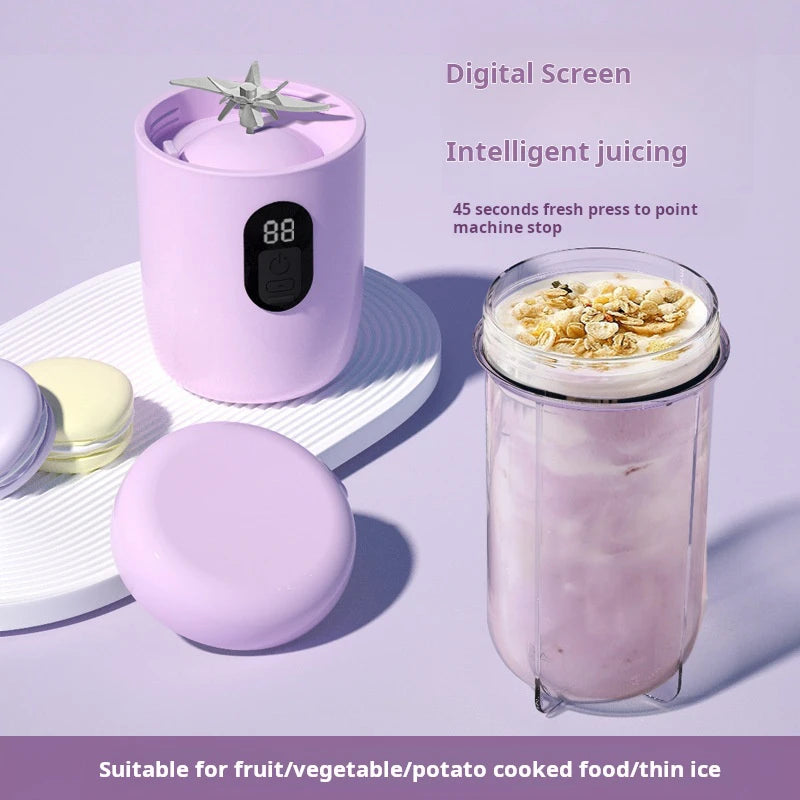 Xiaomi Portable Blender USB Rechargeable Cordless Mini Juicer Mixer for Smoothie Shake Protein Travel Sports Bottle Juicer Cup