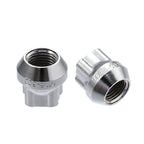 X Autohaux M14x1.5 Car Wheel Lock Lug Nuts Set Anti Theft Lug Nut Screw Fit for Tesla 3 S X Y 2012-2022-Pack of 5 Silver Tone