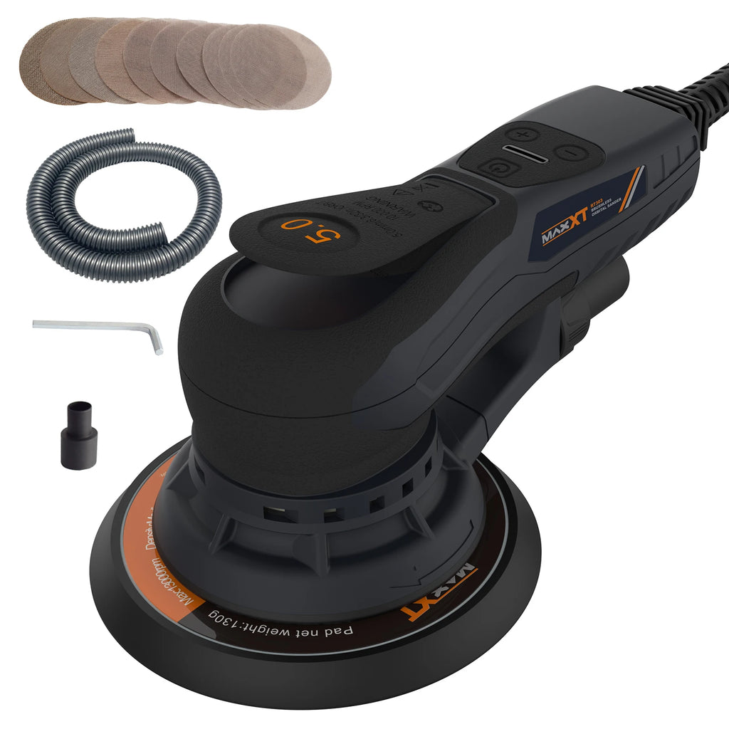 MAXXT orbital sander 6" 5.0mm/2.5mm Automotive Brushless Random 150mm Electric Variable Speed car polishing machine