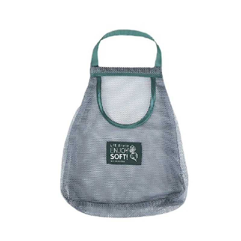 Kitchen Onion, Ginger, Garlic Storage Mesh Bag Hollow Bag Fruit and Vegetable Storage Bag Hanging