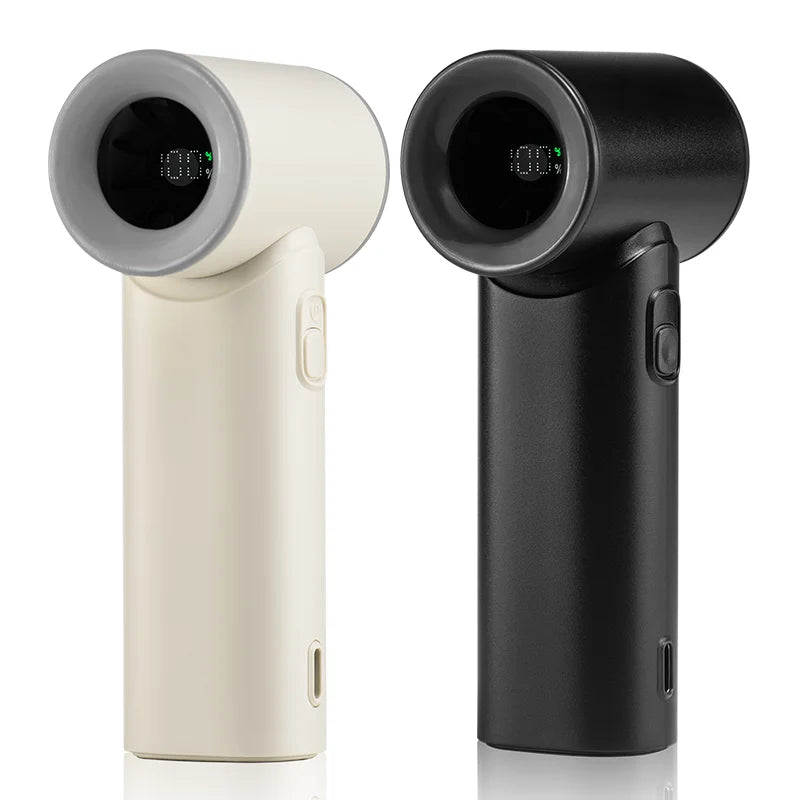 Handheld Turbo Fan Portable Strong Wind Adjustable 5 Speeds 3000mAh US