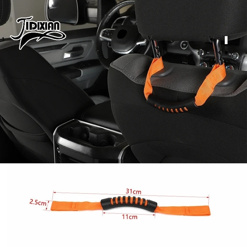 JIDIXIAN Car Seat Headrest Grab Handle for Jeep for Dodge for Ford F150 for Jimny for Chevrolet for GMC for Chrysler for 4Runner