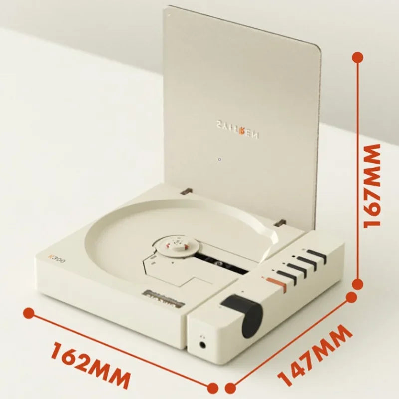 Audiophile Portable CD Player Stylish High Quality Wireless Bluetooth HIFI Album Player Rechargeable Optical Output Walkman