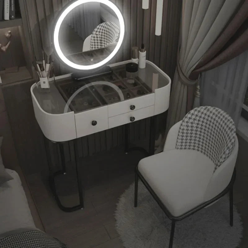 z Bedroom Dressers Mirror Drawer Next Bed Night Stand Modern White Tall Decoration Vanity Table Beauty Kommode Hotel Furniture