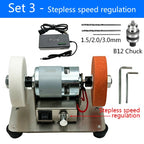 Small grinding machine, table grinding, coarse and fine double grinding wheels, household small electric grinding, polishing