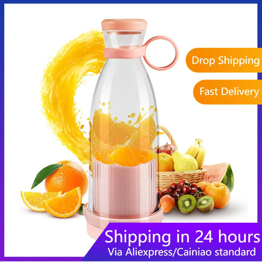 USB Portable Mini Electric Blender - Fresh Fruit Juicer & Smoothie/Ice Maker | AlluCanFind