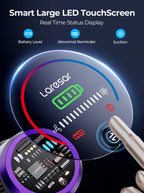 Laresar 48000pa 500W V8 Cordless Vacuum Cleaner Car 60 Mins Home Appliance Wireless Removable Battery 2024 NEW Brushless mo