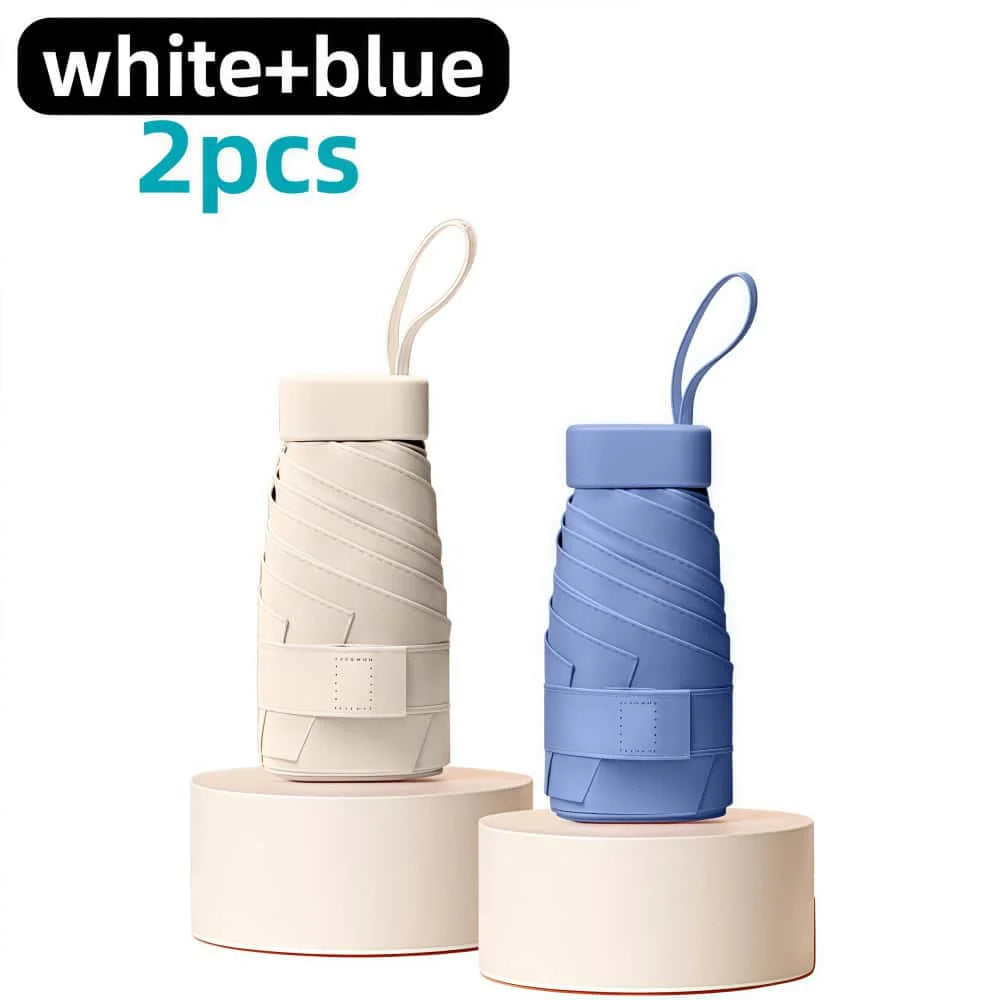 Mini UV Folding Umbrella - Lightweight Portable Parasol