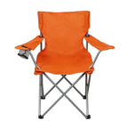 2 Pack Folding Camp Chairs with Cup Holder Portable Quad Frame Durable Outdoor Seating Tailgating Camping Sports Events