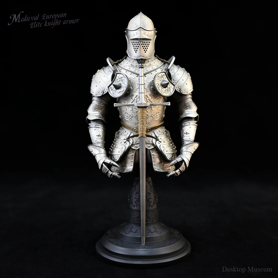 190MM Resin home decoration craft ancient European medieval armour finished home decoration model LTCP-277