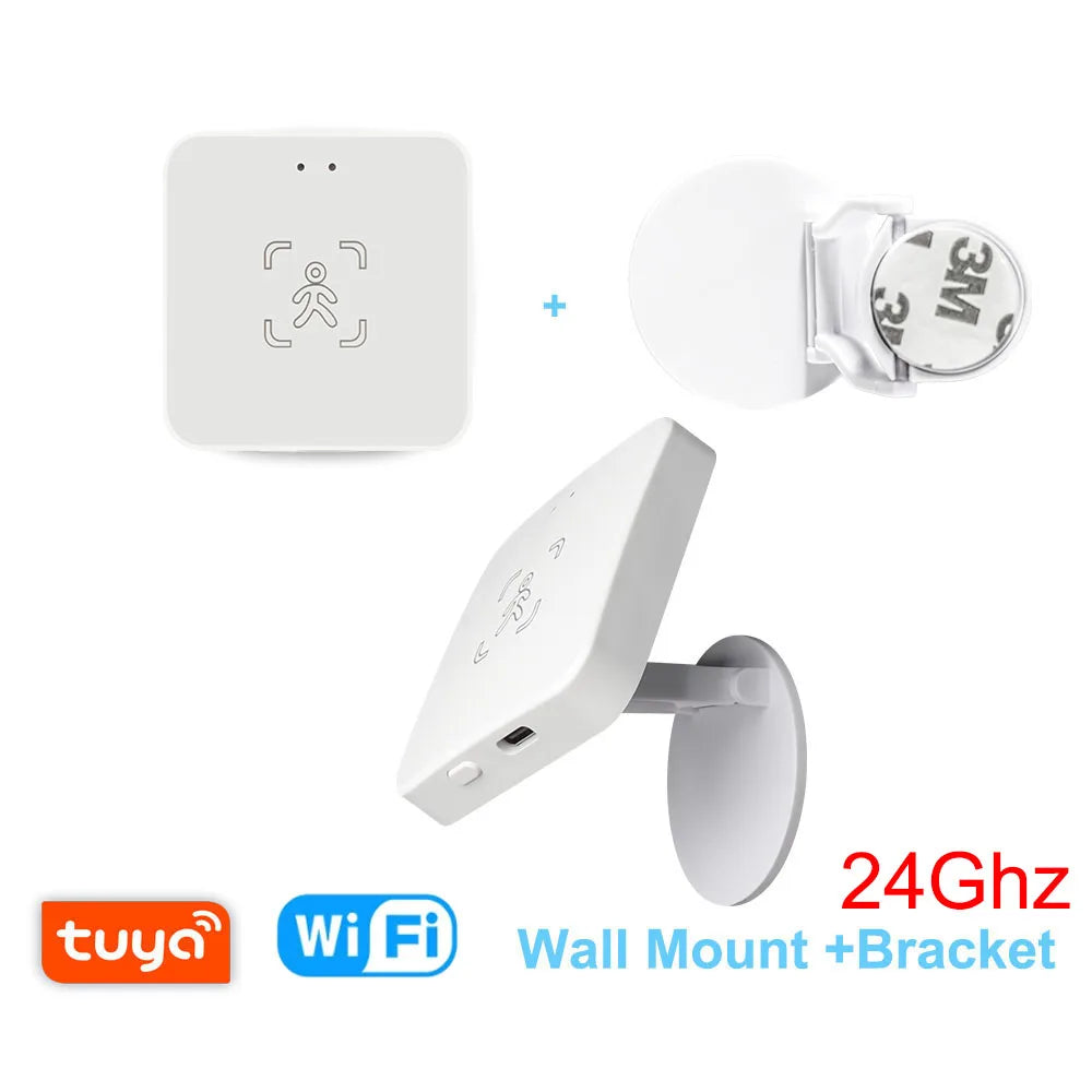 Tuya WiFi / Zigbee Human Presence Detector,Luminance/Distance Detection,  Smart Human Body PIR Sensor Support Home Assistant