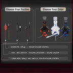 3 5MM Wired Gaming Headphones Bass Stereo Gamer Headset With Microphone For PC PS4 Xbox One Switch Phone Laptop