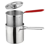 Stainless Steel Deep Fryer With Frying Basket Multifunctional Small Pot Kitchen Specific Frying Chicken And Other Cooking Tools