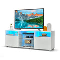 GOFLAME TV Stand Modern Entertainment Center Media Console Table for 65 inch TV