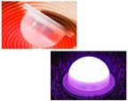 30 cm LED Leuchtwürfel Hocker Tisch RGB Farbwechsel Garten Leuchte Sitzhocker 16 RGB einstellbare Lichtfarben Stimmung Party