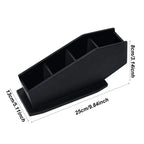 Day Night Cosmetic Brush Organizer Gothic Wooden Coffin Makeup Holder Cosmetic Storage Spooky Compartment Pen Holder