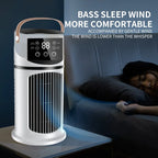 Portable Air Cooler Fan Humidifier with 1 9 Adjustable Wind Speed 1 8