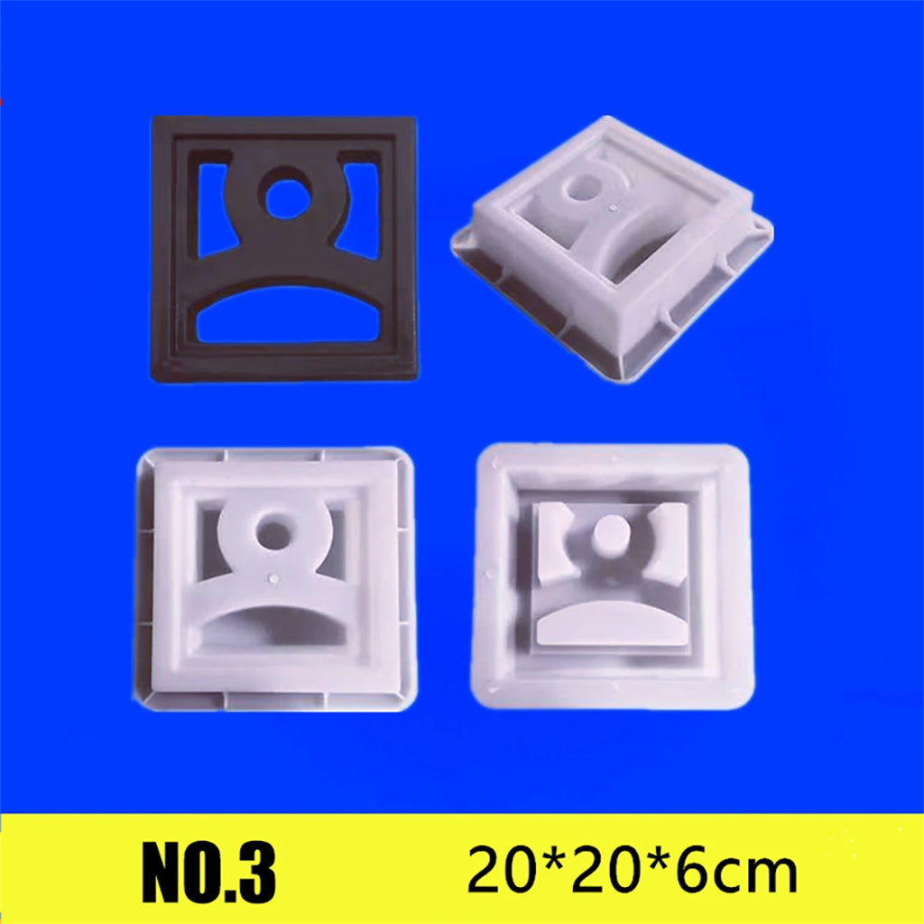 Cement Brick Mold Plastic Decorative Wall Window Mould Antique Garden Building Ornament Concrete Hollow Cement Brick Molding 1Pc