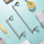 Stainless steel wall mounted kitchen storage rack Towel rack Behind cabinet door storage rack Towel hook