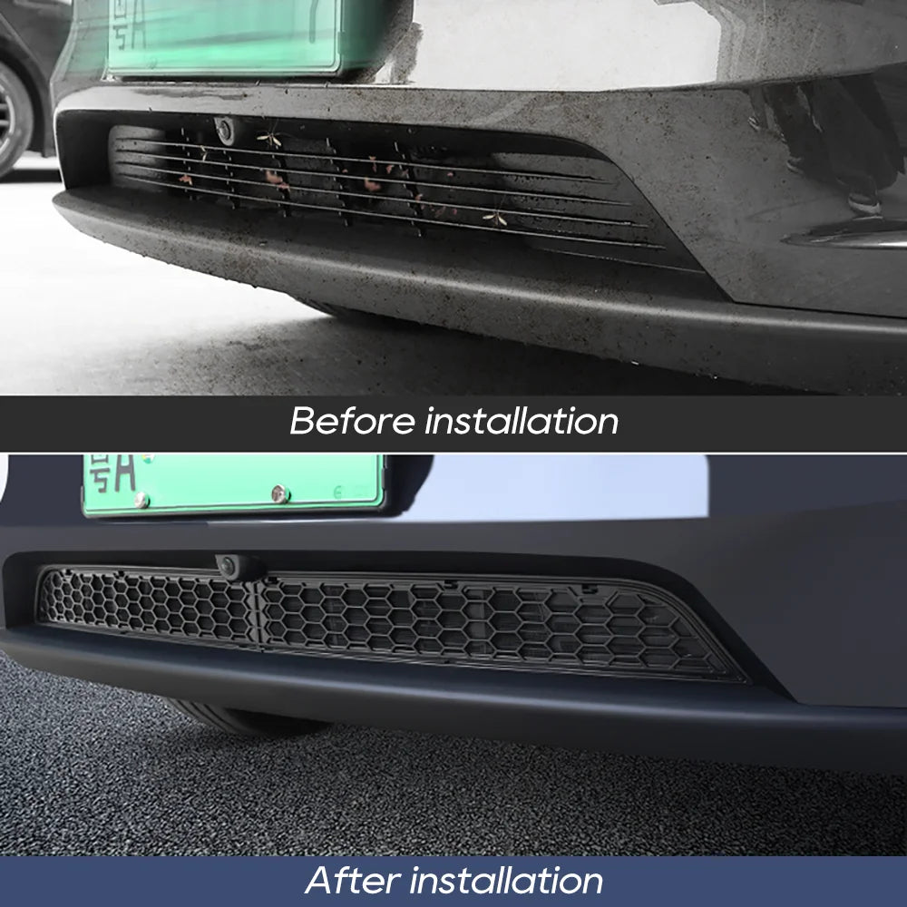 Tesla New Model Y 2025 (Juniper) Lower Bumper Anti-Insect Net | Dust Proof Inner Vent Grille Cover