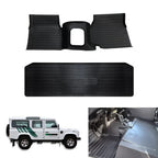 Car Mats with Center Console Mat for Land Rover Defender 90&110 TDi300 TD5 Anti Slip Car Modify Protection Products