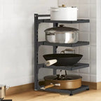 Multi-Layer Cooker Storage Rack Kitchen Sink Storage Rack For Home Stovetop Cabinets Adjustable Pot Rack