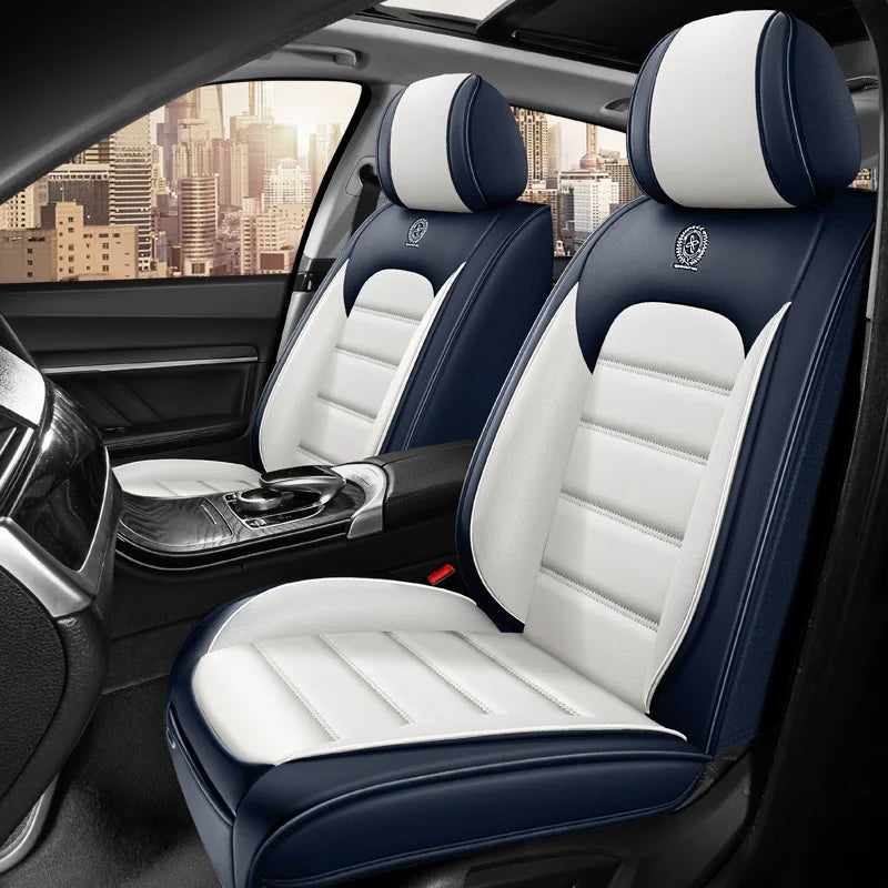 Universal Split Seat Fully Surrounded Car Seat Cover Breathable Comfortable Luxury Leather Car Seat Cushion Full Seats Cover