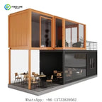Customized Outdoor Kitchen Commercial Container Portable Kitchen Street Cafe Portable Bar Business Use Exquisite Cabin
