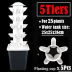 Hydroponic Growing System DIY Balcony Detachable Home Garden Greenhouse Vertical Tower Vegetable Planter