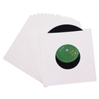 20/40Pcs 7 Inch Vinyl Record Protective Inner Sleeves ACID FREE White Kraft Paper Vinyl EP Container With Hole EP Storage Bags