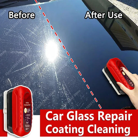 Car Glass Coating & Oil Film Remover Kit | Anti-Fog & Rain-Proof Window Cleaner