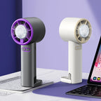 2025 New Handheld Ice Pack Fan USB Rechargeable Semiconductor Refriger