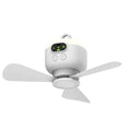 Portable Wireless Ceiling Fan Light Rechargeable Camping Fan with LED