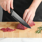 18pcs Kitchen Knives Set Stainless Steel Meat Cleaver Household Chef's Knife Steak Knife Kitchen Scissors Knife Sharpener