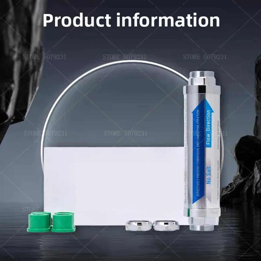 LPS Whole House Scale Inhibition Inline Water Softener System Descaler