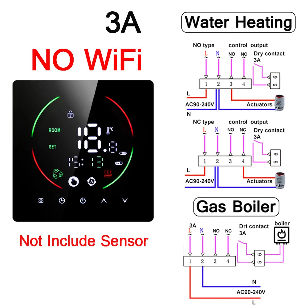 Tuya Smart Home Thermoregulator WIFI Warm Floor Thermostat for Electric Heating Temperature Controller Gas Boiler TRV