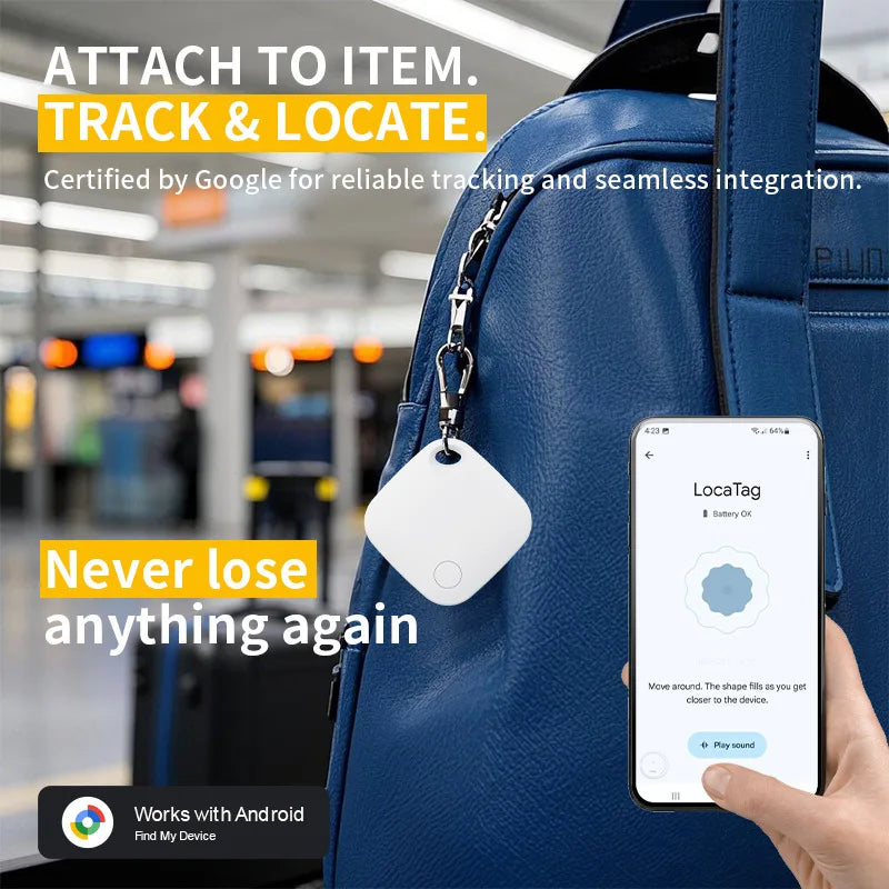 New Mini GPS Tracker Anti-Lost Pet Kids Wallet Key bag Positioning Smart Bluetooth Find Locator Tag Alarm Reminder For  Android