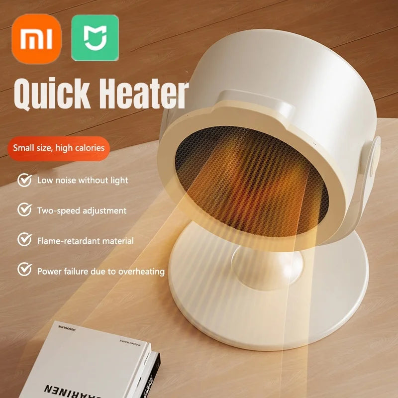 MIJIA New Desktop Heater Dormitory Office Winter Heater Small Quick Heating Household Hot Air Blower Appliances  Room Warmer