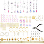 Sun Catchers Making Kits Craft for Garden Window Home Decor Crystal Suncatchers DIY Wind Chime Sun Catchers Making Kit Gifts