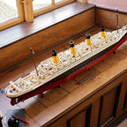 New 9090Pcs Movie Large Cruise Boat Ship Model Building Diy Toys Children Boys Gift Compatible with 10294