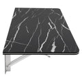 Rust-Proof Wall-Mounted Folding Table Easy to Clean Wall Mounted Folding Table for Bedroom/Living Room/Study/Kitchen