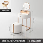dressing table set with mirror vanity headdresses Mini dressing table Cabinet storage makeup drawers Suspended vanity headband