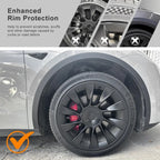 YIKUN For Tesla Model Y 20 Inch 4PCS Rim Wheel Hub Protection Rims Pat