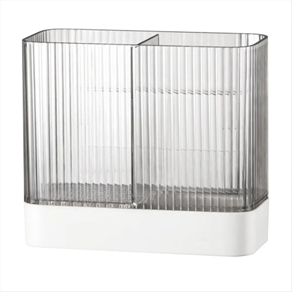 [CLOS] Utensil Holder, Cooking Utensil Crock Wall Mounted Utensil Organizer Countertop Utensil Storage for Kitchen,White