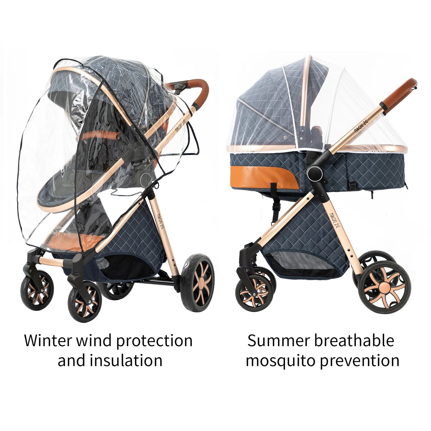 3 In 1 Baby Stroller Baby Cart Baby Accessories Baby Walker Infant Mother-Kids Children Portable Newborn Light Multifunctional