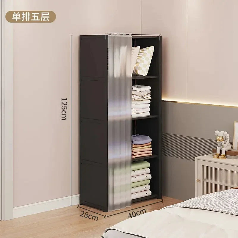 Open Closets Storage Locker Armoire Wardrobe Closet Folding Clothes Cabinet Dressing Rooms Dressers Bedroom Furniture Assembly